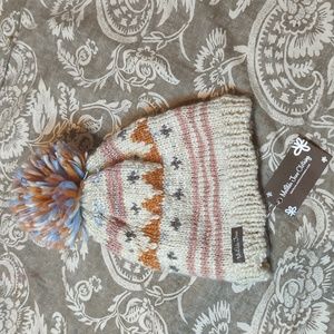NEW Women's Matilda Jane Romi Pom Pom Beanie Winter Hat